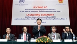 CÔNG BỐ BÁO CÁO ĐẦU TƯ CÔNG NGHIỆP VIỆT NAM 2011 VÀ GIỚI THIỆU HỆ THỐNG THEO DÕI ĐẦU TƯ VIỆT NAM, GIAI ĐOẠN 1